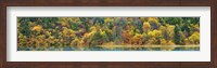 Framed Lake and Forest in Autumn, China