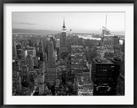 Framed Skyline of Midtown Manhattan, NYC