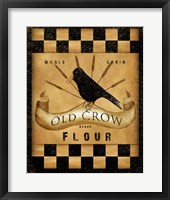 Framed Old Crow Flour