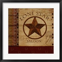 Framed Lone Star