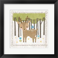 Woodland Hideaway Deer Framed Print