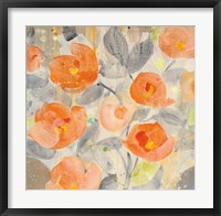 Poppy Garden I Framed Print