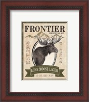 Framed 'Frontier Brewing II' border=