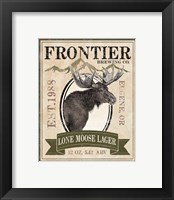 Framed 'Frontier Brewing II' border=