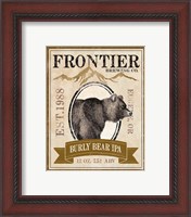 Framed 'Frontier Brewing IV' border=