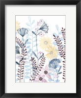 Framed Pastel Posies II