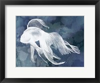 Indigo Fish I Framed Print