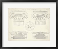 Framed Greek & Roman Architecture VIII