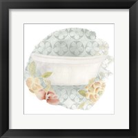 Garden Romance Bath I Framed Print