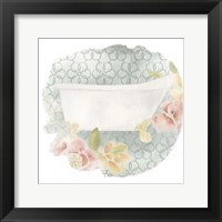 Garden Romance Bath II Framed Print