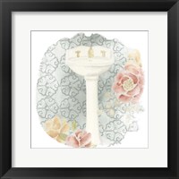 Garden Romance Bath IV Framed Print