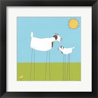 Stick-leg Goat I Framed Print