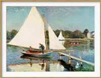 Framed Sailing at Argenteuil, c.1874