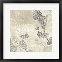 Graphite Inversion III Framed Print