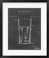 Barware Blueprint II Framed Print