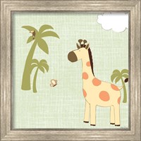 Framed 'Baby Jungle I' border=