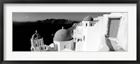 Framed Church in a city, Santorini, Greece