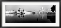 Framed Temple at the waterfront, Golden Temple, Amritsar, Punjab, India