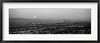 Framed Buildings in a city, Hollywood, San Gabriel Mountains, City Of Los Angeles, California