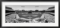Framed Dodgers vs. Angels, Dodger Stadium, City of Los Angeles, California