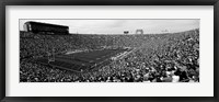 Framed Football stadium full of spectators, Notre Dame Stadium, South Bend, Indiana
