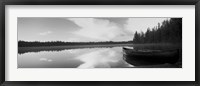 Framed Leigh Lake, Grand Teton Park, Wyoming