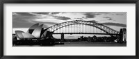 Framed Sydney Harbour Bridge At Sunset, Sydney, Australia