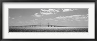 Framed Bridge across a bay, Sunshine Skyway Bridge, Tampa Bay, Florida