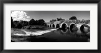 Framed Thirteen Arch Bridge over the River Funshion, Glanworth, Ireland