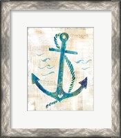 Framed 'On the Waves IV' border=