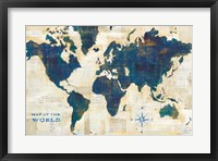 Framed World Map Collage