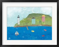 Coastal Harbor I Framed Print