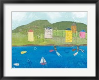 Coastal Harbor II Framed Print