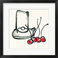 Tea and Cherries Framed Print
