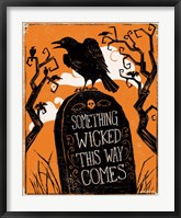 Wicked III Framed Print