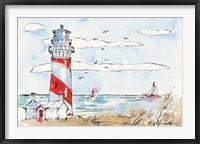 Coastal Life I Framed Print