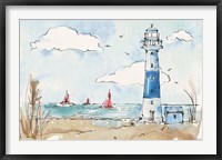 Coastal Life II Framed Print