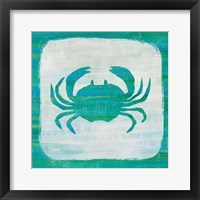 Framed Ahoy V Blue Green