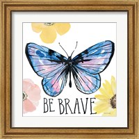 Framed 'Beautiful Butterfly IV' border=