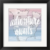 Framed World Traveler Adventure Awaits