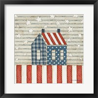 Americana Quilt V Framed Print