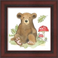 Framed 'Baby Woodland II' border=