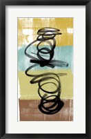 Framed Dancing Swirl I