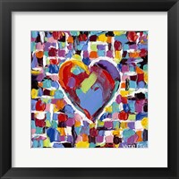 Mosaic Heart II Framed Print