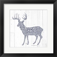 Framed Deer Shiplap