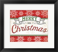 Merry Little Christmas Framed Print