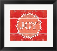 Joy - White Framed Print