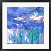 Blue Series Quiet Framed Print