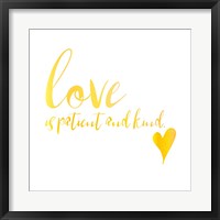 Love Framed Print