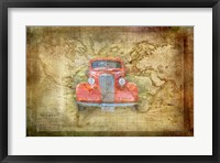 Framed Vintage Car